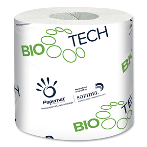 BIOTECH TOILET TISSUE, SEPTIC SAFE, 2-PLY, WHITE, 500 SHEETS/ROLL, 96 ROLLS/CARTON by Papernet