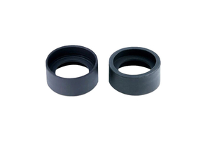 34MM RUBBER FOLDABLE MICRSCOPE EYE GUARDS - BLACK by View Solutions Inc.(formerly BoliOptics)