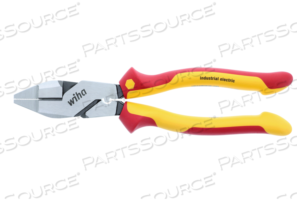 INSULATED NE STYLE LINEMAN’S PLIERS WITH CRIMPERS 9.5-INCH by Wiha Tools