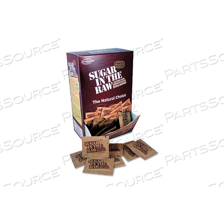 UNREFINED SUGAR MADE FROM SUGAR CANE, 0.2 OZ., 200 PACKETS/BOX by Sugar In The Raw