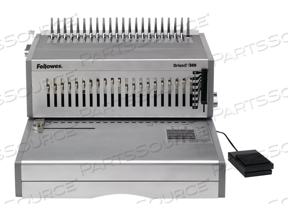 BINDING MACHINE COMB LIGHT GRAY by Fellowes