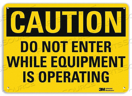 SIGN CAUTION DO NOT ENTER 7 X10 by Lyle Signs Inc. SIGN CAUTION DO NOT ENTER 7 X10 by Lyle Signs Inc.