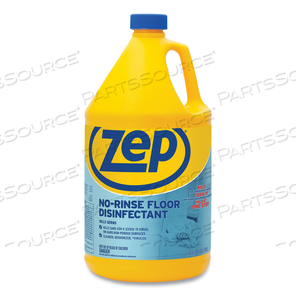 NO-RINSE FLOOR DISINFECTANT, 1 GAL BOTTLE by Zep