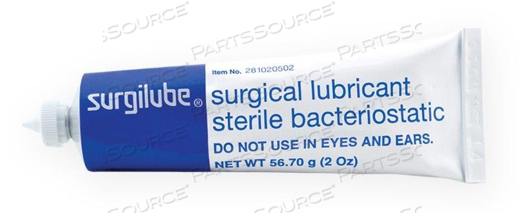 SURGILUBE® SURGICAL LUBRICANT 56.7G (2OZ.) SCREW CAP METAL TUBE - STERILE 