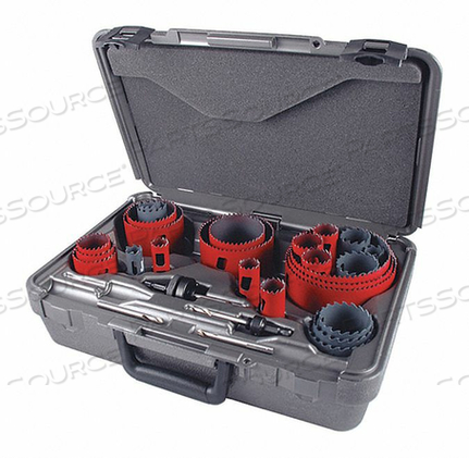HOLE SAW KIT SIZES 3/4 TO 4-3/4 29 PCS by MK Morse
