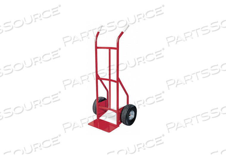 STANDARD STEEL GENERAL PURPOSE HAND TRUCK, LOAD CAPACITY 650 LB, OVERALL HEIGHT 47 IN, OVERALL WIDTH 22 1/2 IN, NOSE PLATE DEPTH 8 IN, NOSE  by DAYTON ELECTRIC MANUFACTURING CO