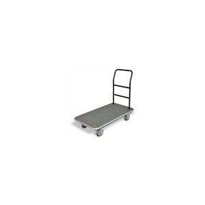 UTILITY CART GRAY CARPET, GRAY BUMPER, 5" GRAY POLY WHEELS by CSL