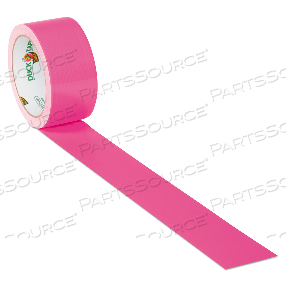 COLORED DUCT TAPE, 3" CORE, 1.88" X 15 YDS, NEON PINK by Duck