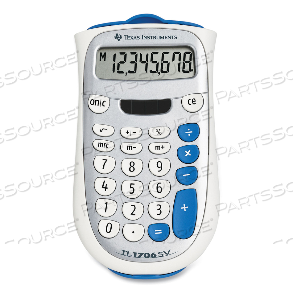 TI-1706SV HANDHELD POCKET CALCULATOR, 8-DIGIT LCD by Texas Instruments