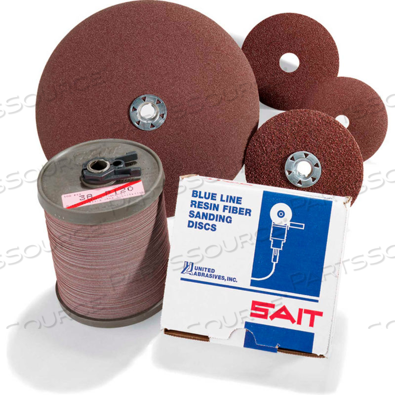 2A FIBER DISC 7" X 7/8" 60 GRIT ALUMINUM OXIDE by United Abrasives-Sait 2A FIBER DISC 7" X 7/8" 60 GRIT ALUMINUM OXIDE by United Abrasives-Sait
