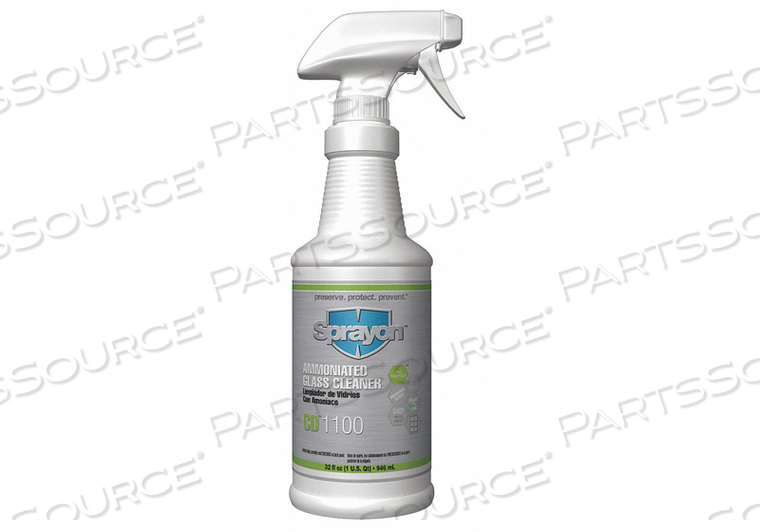 GLASS CLEANER SPRAY BOTTLE 32 OZ. 