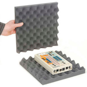 CHARCOAL CONVOLUTED FOAM SET, 12"W X 12"L X 2"D by Index Packaging Inc.