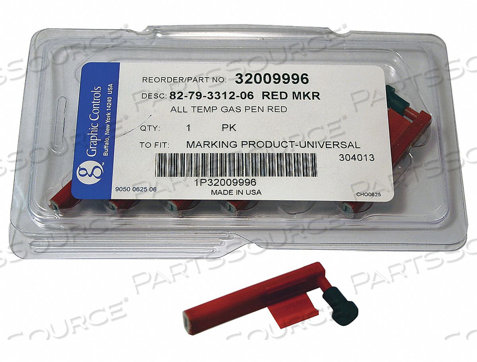 CHART RECORDER PEN RED PK6 by Graphic Controls, LLC