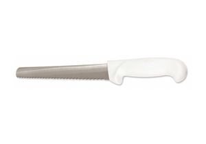 BREAD KNIFE STRAIGHT 10 IN L WHITE by Crestware BREAD KNIFE STRAIGHT 10 IN L WHITE by Crestware