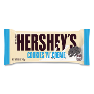 COOKIES 'N' CREME CANDY BAR, 1.55 OZ BAR, 36 BARS/CARTON by Hershey's