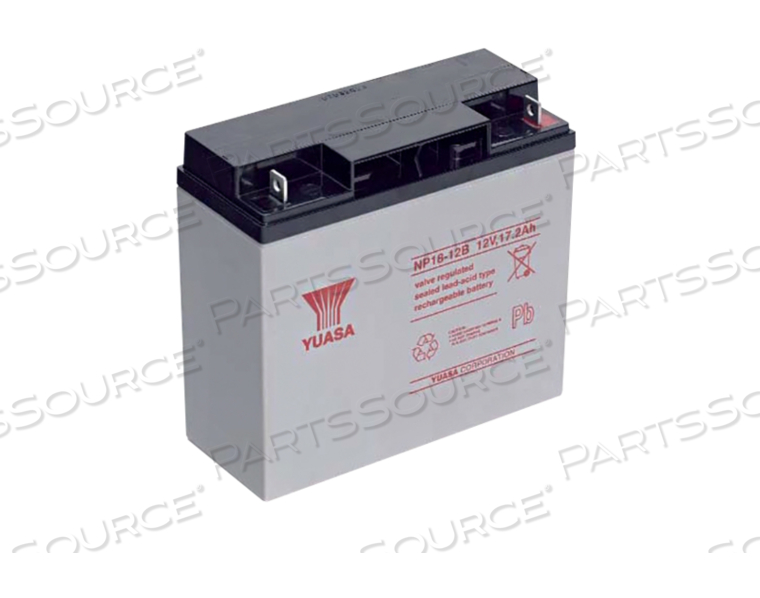 BATTERY, RECHARGEABLE SEALED LEAD ACID, 12V, 17 AH, NB 