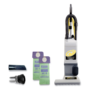 PROFORCE 1500XP UPRIGHT VACUUM, 15" CLEANING PATH, GRAY/BLACK by Proteam
