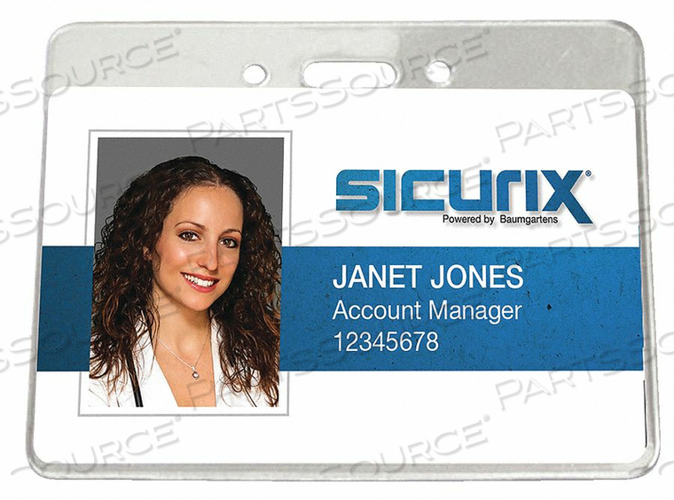 GOVERNMENT BADGE HOLDER HORIZONTAL PK50 by Baumgartens GOVERNMENT BADGE HOLDER HORIZONTAL PK50 by Baumgartens