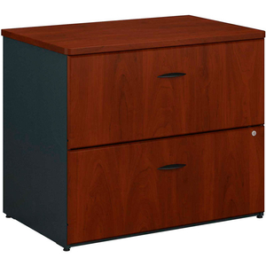 2 DRAWER LATERAL FILE CABINET (ASSEMBLED) - HANSEN CHERRY - SERIES A by Bush Industries