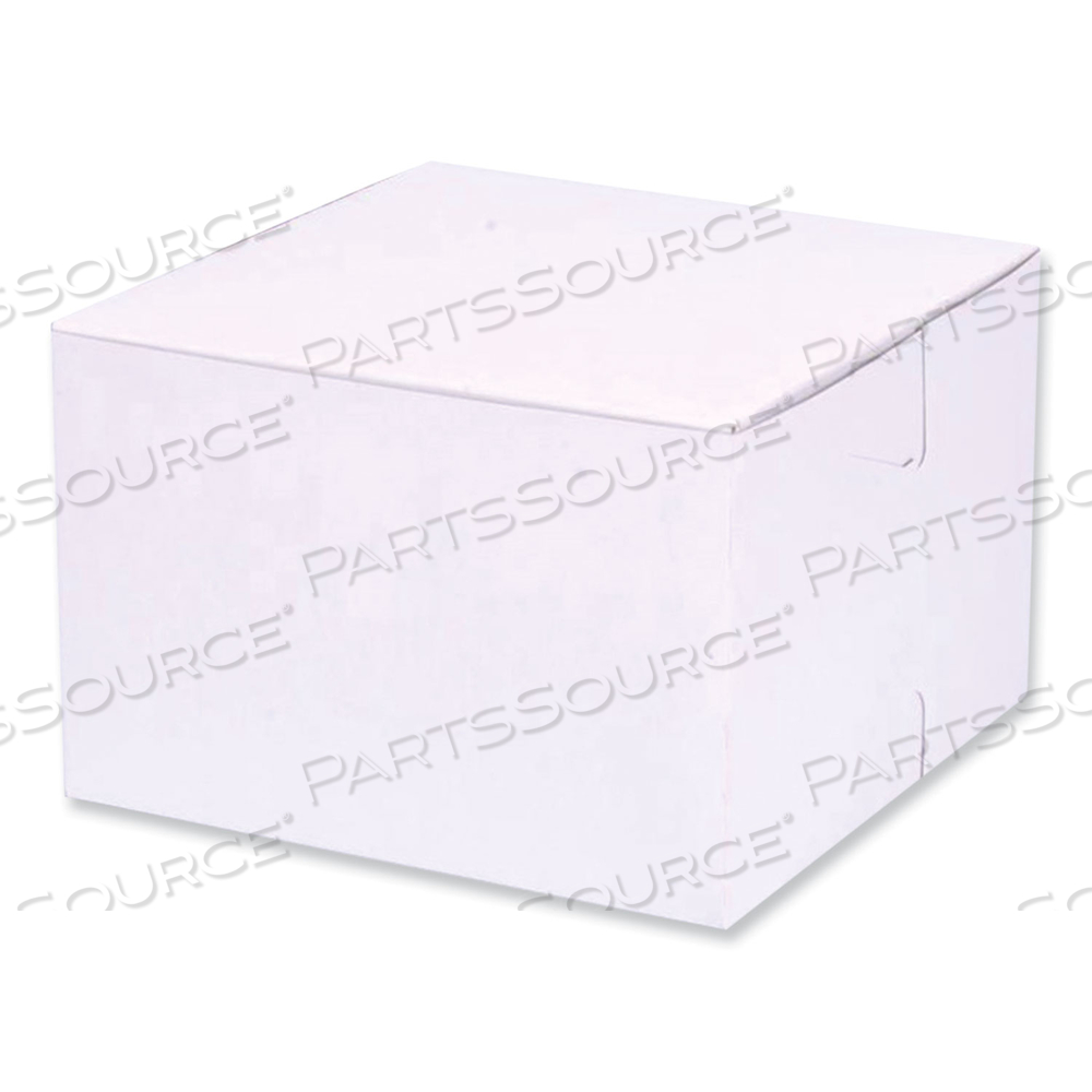 BAKERY BOXES, STANDARD, 6 X 6 X 4, WHITE, PAPER by SCT