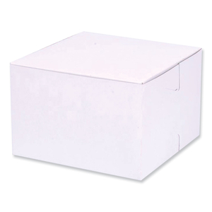 BAKERY BOXES, STANDARD, 6 X 6 X 4, WHITE, PAPER, 250/CARTON by SCT BAKERY BOXES, STANDARD, 6 X 6 X 4, WHITE, PAPER, 250/CARTON by SCT