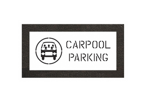 PAVEMENT STENCIL 19 H 12 W 0.125 THICK by RAE Products & Chemicals Corp. PAVEMENT STENCIL 19 H 12 W 0.125 THICK by RAE Products & Chemicals Corp.