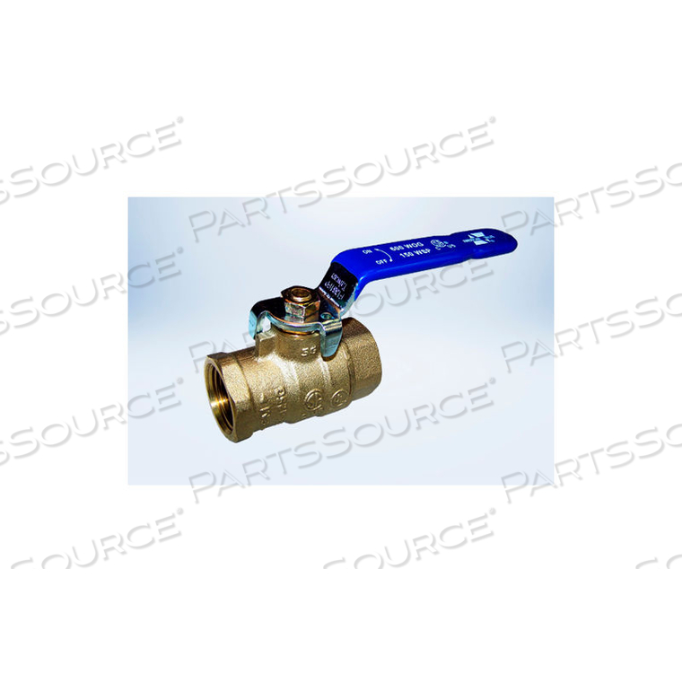 G100 1/4" FIP FULL PORT BALL VALVE - LEAD-FREE BRASS 