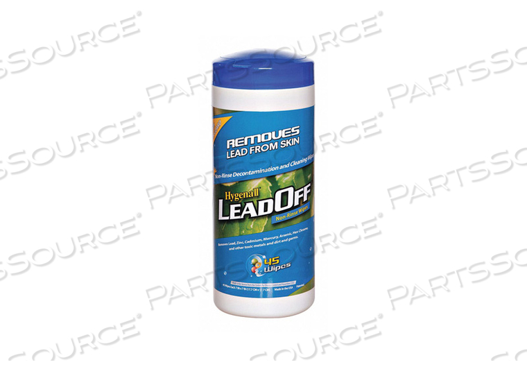 LEAD REMOVING WIPES CANISTER PK12 by Hygenall