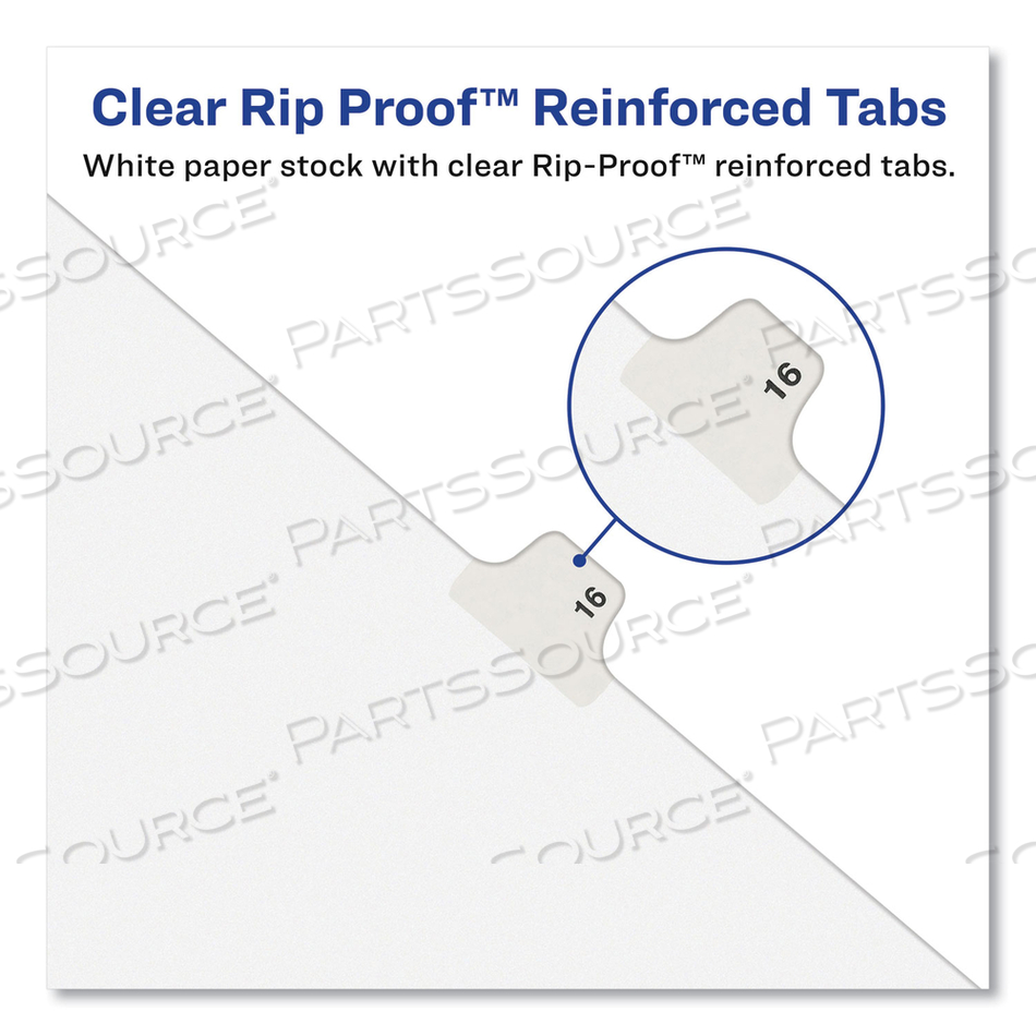 AVERY-STYLE PREPRINTED LEGAL BOTTOM TAB DIVIDER, 26-TAB, EXHIBIT I, 11 X 8.5, WHITE by Avery AVERY-STYLE PREPRINTED LEGAL BOTTOM TAB DIVIDER, 26-TAB, EXHIBIT I, 11 X 8.5, WHITE by Avery