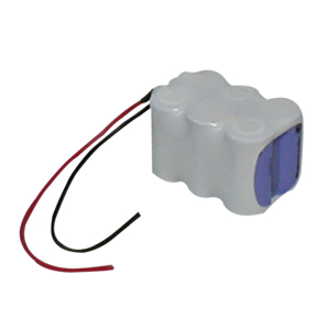 RECHARGEABLE BATTERY PACK, NICKEL CADMIUM, 7.2V, 1.8 AH, WIRE LEADS by R&D Batteries, Inc.