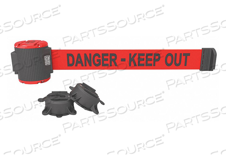 MAGNETIC BELT BARRIER DANGER KEEP OUT RD by Banner Stakes