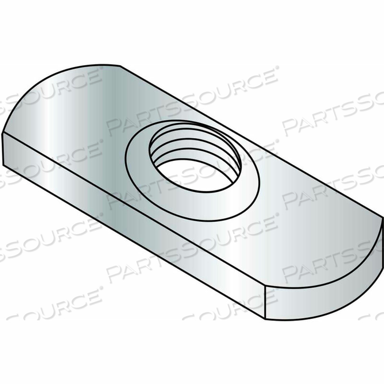 5/16-18 SPOT WELD CENTER HOLE TAB WELD NUT PLAIN, PKG OF 1000 by Kanebridge Corporation