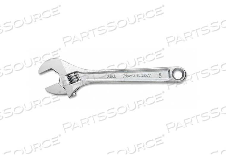ADJUSTABLE WRENCH 8 CHROME CARDED by Crescent