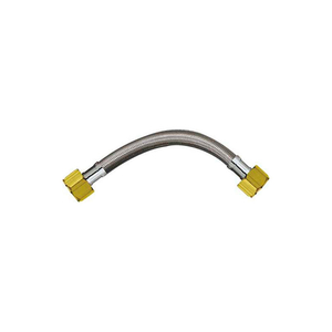 WATER HEATER SUPPLY CONNECTOR 3/4 IN. F.I.P. X 3/4 IN. F.I.P. X 24 IN. - STAINLESS STEEL - LEAD FREE by Keeney Manufacturing Co.