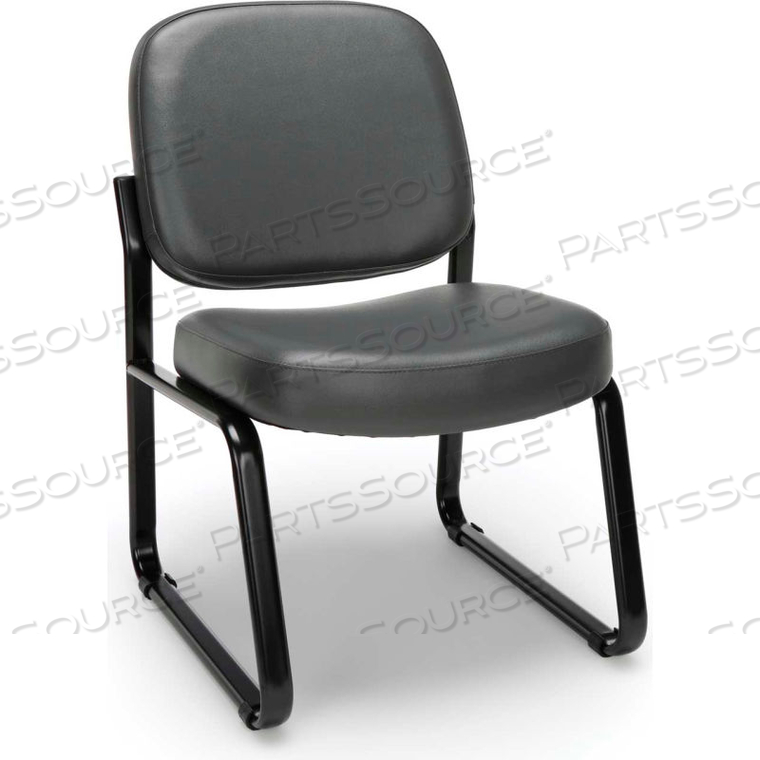 ARMLESS GUEST AND RECEPTION CHAIR, IN CHARCOAL () 