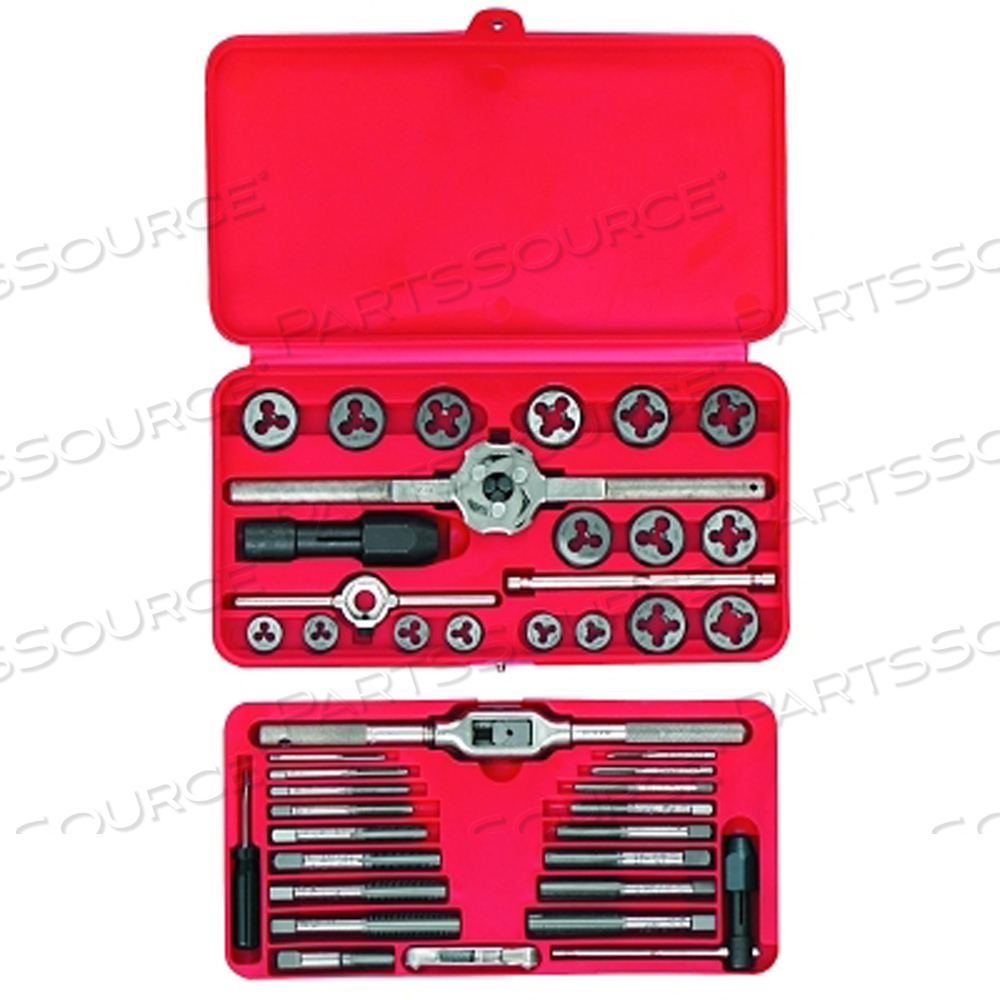 41-PC MACHINE SCREW/FRACTIONAL TAP AND HEX DIE SET by IRWIN Tools