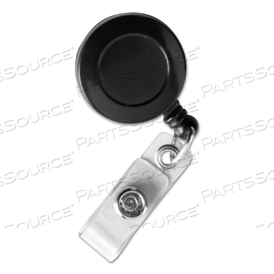 ID SLIDE-STYLE BELT CLIP CARD REELS, 30" EXTENSION, BLACK by Sicurix