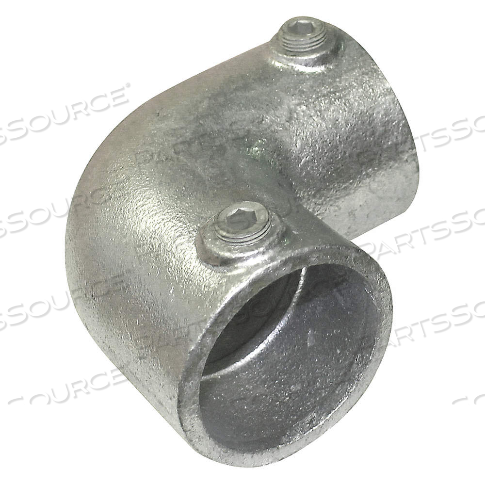 STRUCTURAL PIPE FITTING, ELBOW, 2 IN FOR PIPE SIZE, FOR 2 3/8 IN ACTUAL PIPE OUTER DIA, CAST IRON by Approved Vendor