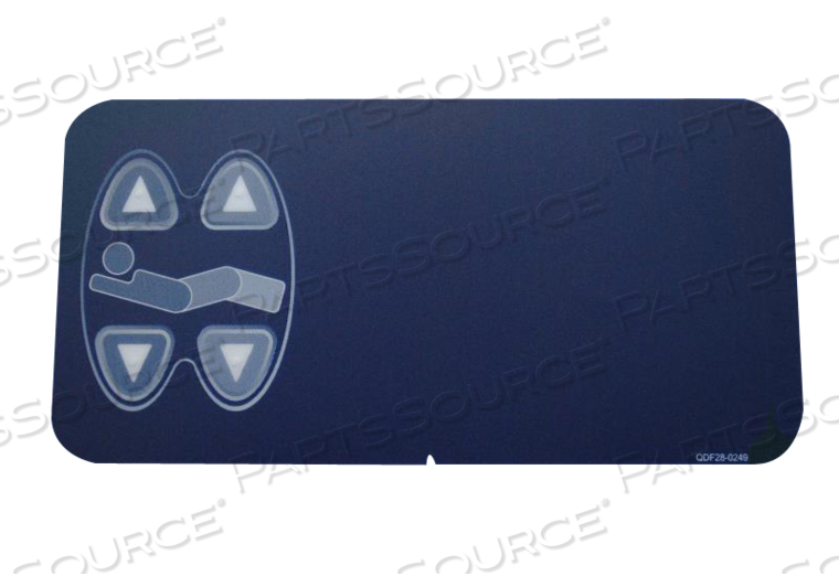 LABEL, LEFT, PATEINT CONTROL SIDERAIL MODULE, FOR USE WITH: FOR MODEL FL28EX GOBED® II MEDSURG BED by Stryker Medical