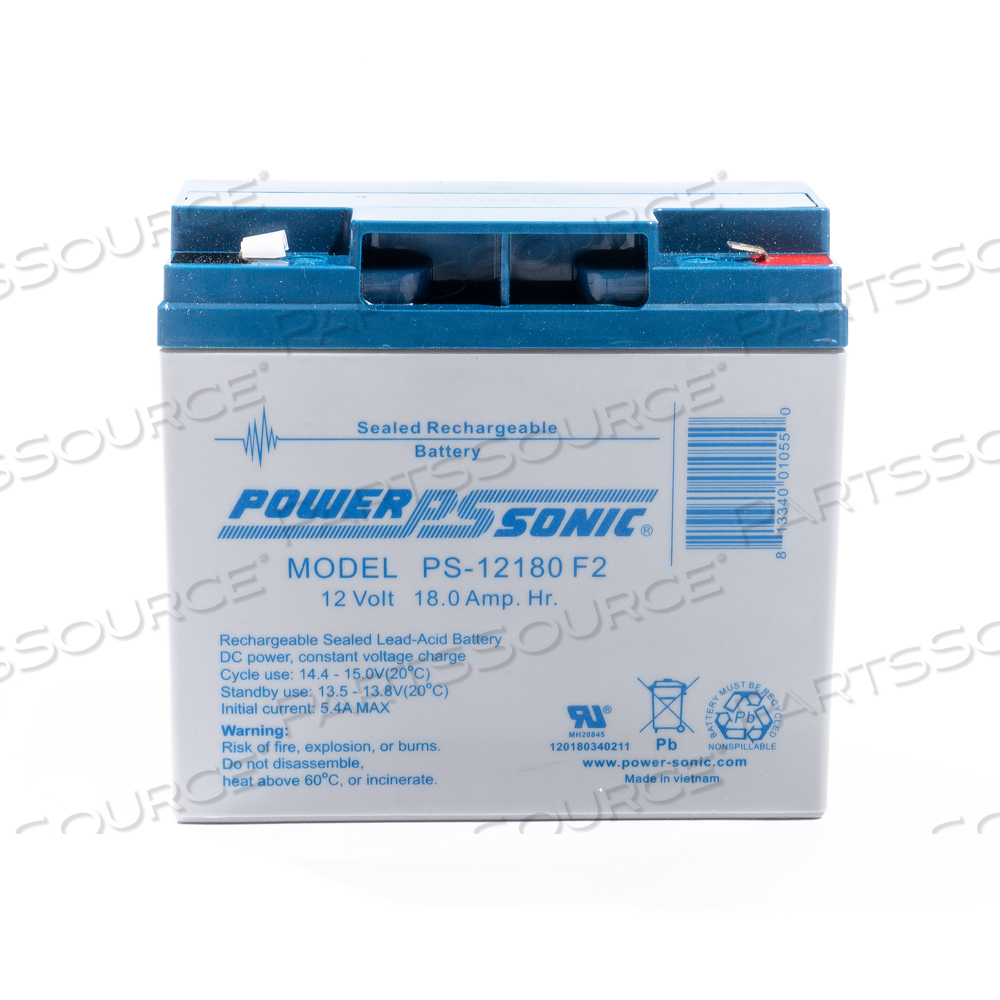 POWER-SONIC 12 VOLT 18.0AH SLA by Power-Sonic Corporation