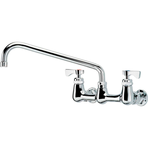 ROYAL SERIES 8" CENTER WALL MOUNT FAUCET, 8" SPOUT by Krowne