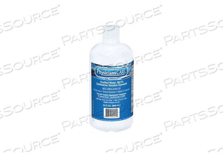 PERSONAL EYE WASH BOTTLE 32 OZ. by Physicianscare PERSONAL EYE WASH BOTTLE 32 OZ. by Physicianscare