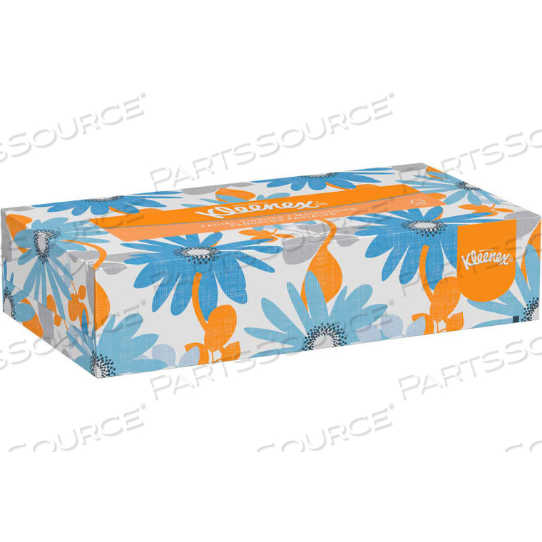 FACIAL TISSUES IN POP-UP DISPENSER BOX, 100 SHEETS/BOX, 36 BOXES/CASE by Kleenex