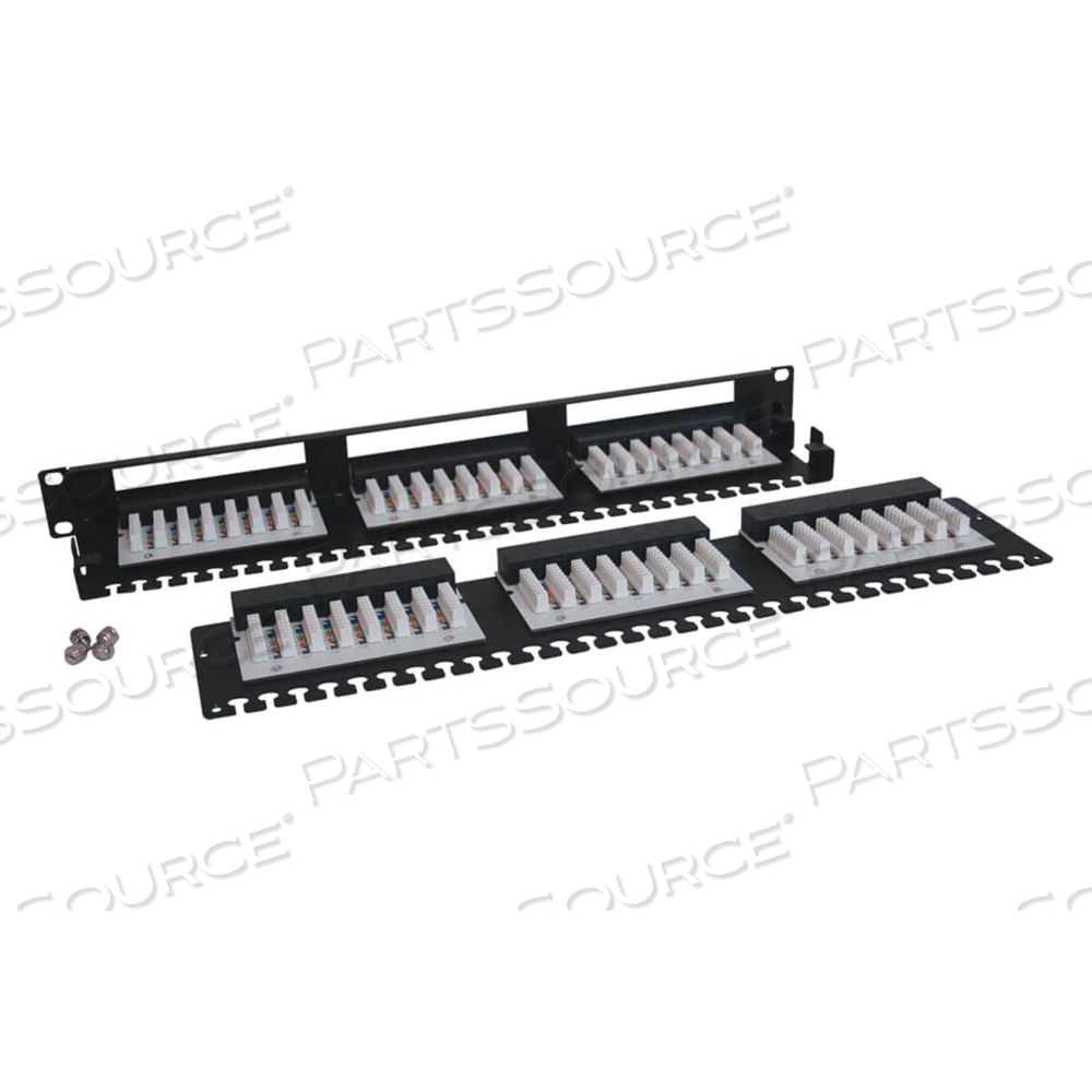 48-PORT CAT6 PATCH PANEL HIGH DENSITY 110 PUNCH DOWN 1URM TAA by Tripp Lite