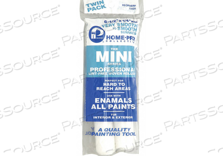 MINI ROLLER COVER 6-1/2 1/4 NAP PK2 by Premier