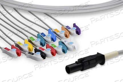 18FT 10 LEAD FIXED PINCH PATIENT CABLE 