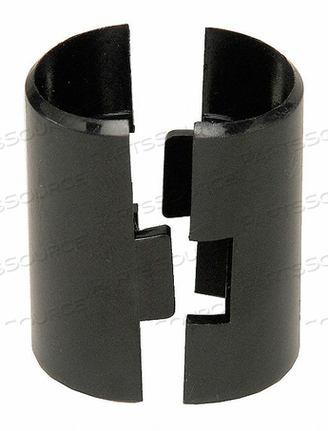 SPLIT SLEEVE 1INHX1INW BLACK PLASTIC PK4 by Quantum Storage Systems