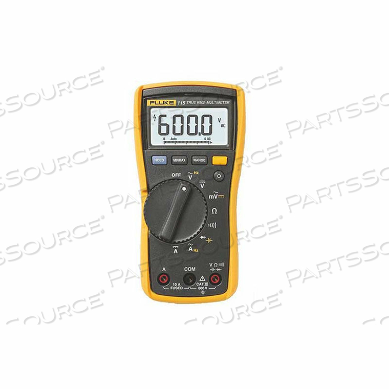 115 TRUE RMS DIGITAL MULTIMETER, CAT III 600 V SAFETY RATED by Fluke Electronics Corp (Industrial Div.)