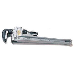 R31115 RIDGID PIPE WRENCH, STRAIGHT, 6 INCH CAPACITY, 48 INCH OAL, ALUMINUM by Ridgid