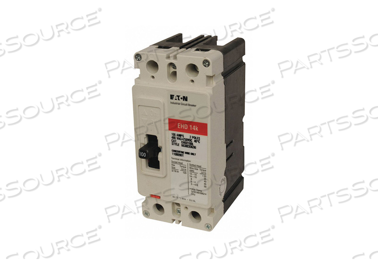 CIRCUIT BREAKER, THERMAL MAGNETIC, 480V AC, 2P, 30A by Eaton